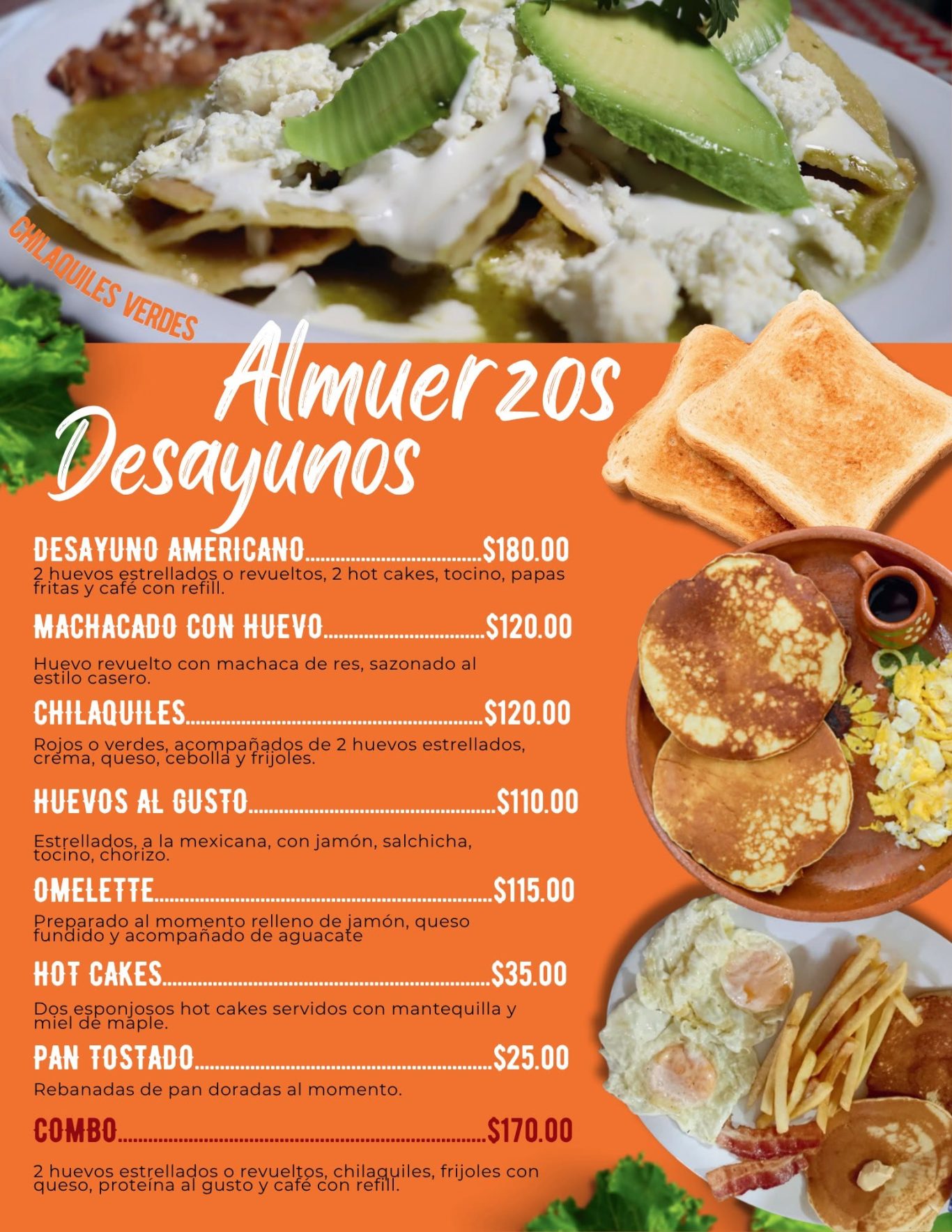 Almuerzos y Desayunos Almuerzos y Desayunos